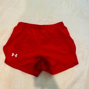 Under Armour Red Running Shorts- XS ❤️❤️❤️❤️